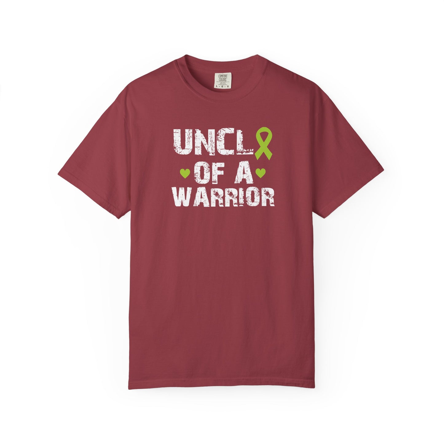 Uncle of a Warrior T-Shirt | Garment-Dyed Comfort Tee, Gift for Family, Supportive Apparel for Awareness Events, Relaxed Fit
