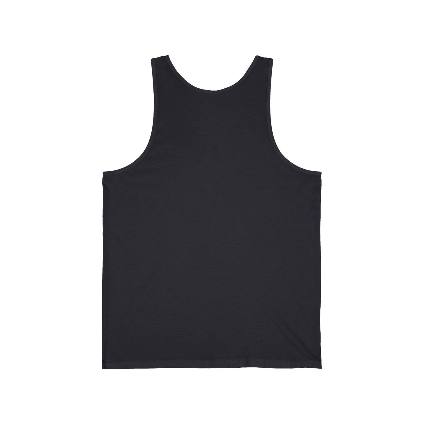 Hustle Hard Unisex Jersey Tank - Fun Flower Design