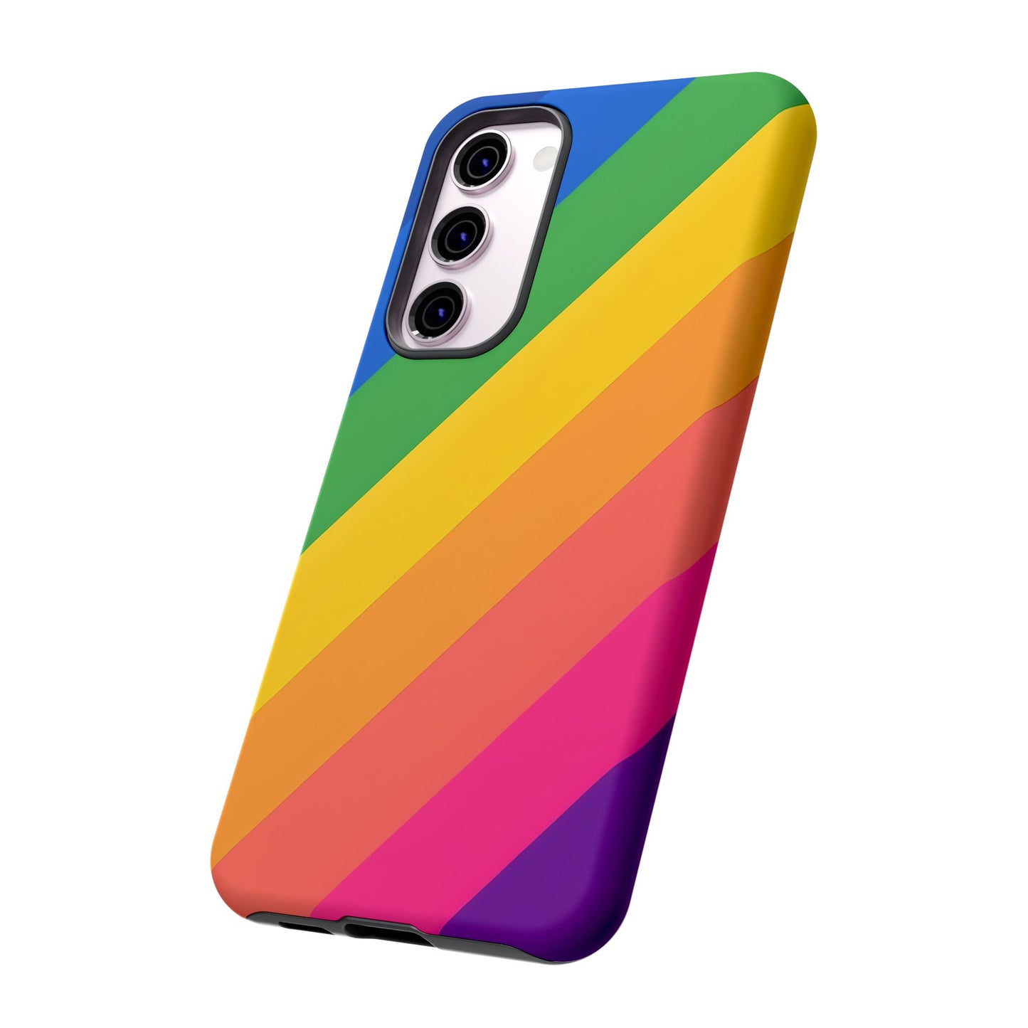 Vibrant Rainbow Phone Case - Tough & Stylish