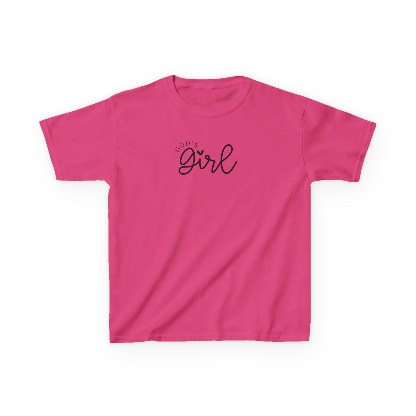 God's Girl Kids Heavy Cotton Tee - Cute and Comfortable T-Shirt for Faith-Inspired Girls