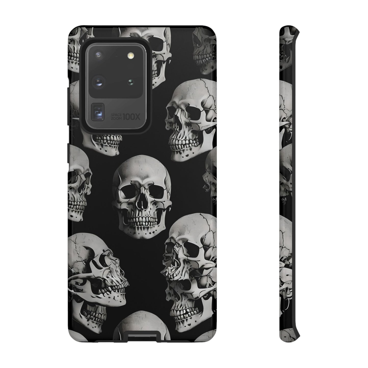 Skull Print Phone Case - Tough Cases for Bold Style