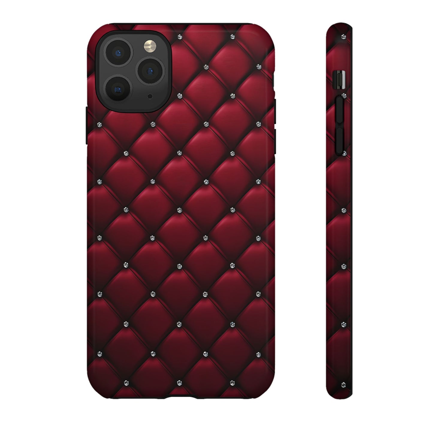 Luxurious Red Leather Phone Case – Stylish Protection for Your Device