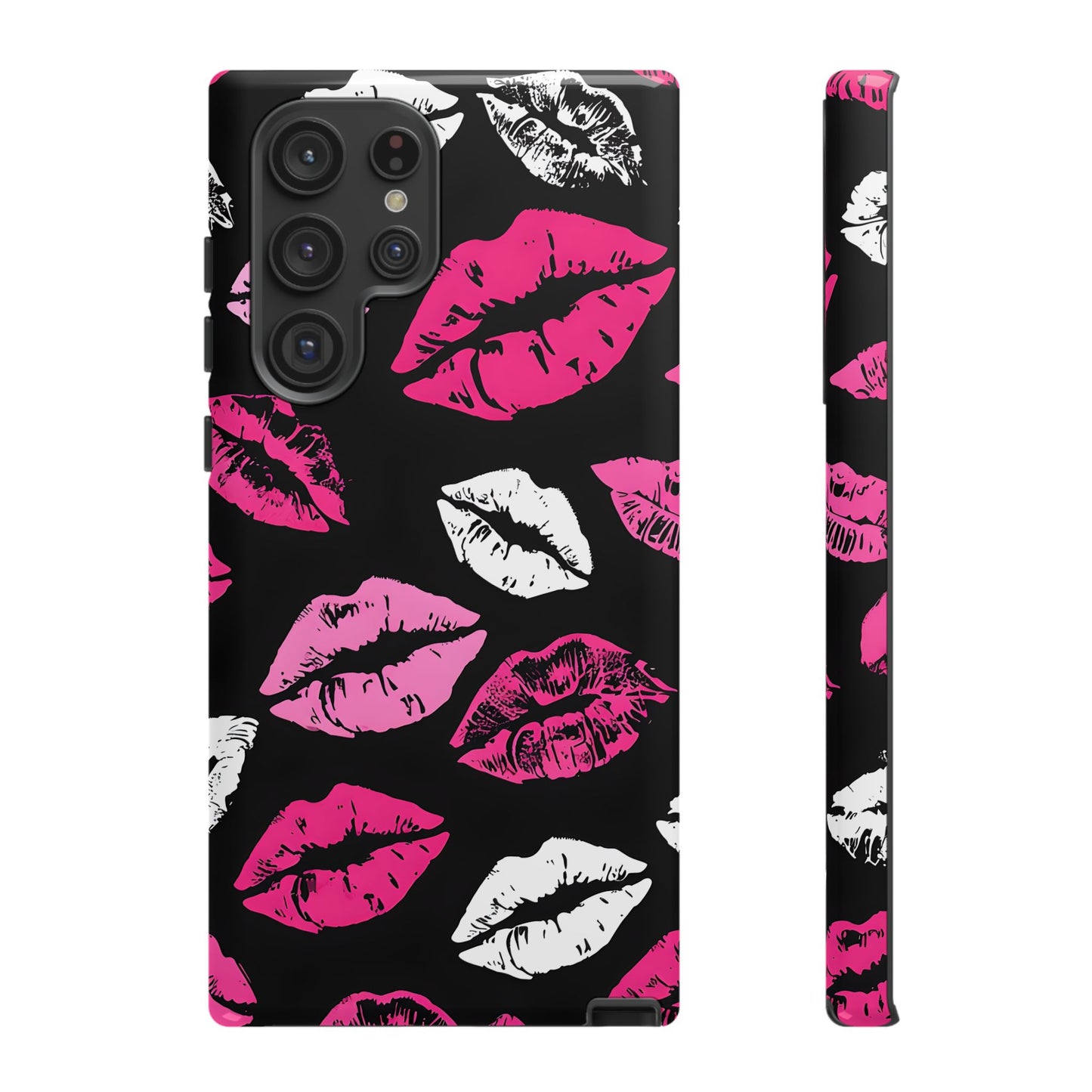 Lips Print iPhone Case - Stylish Tough Phone Cover