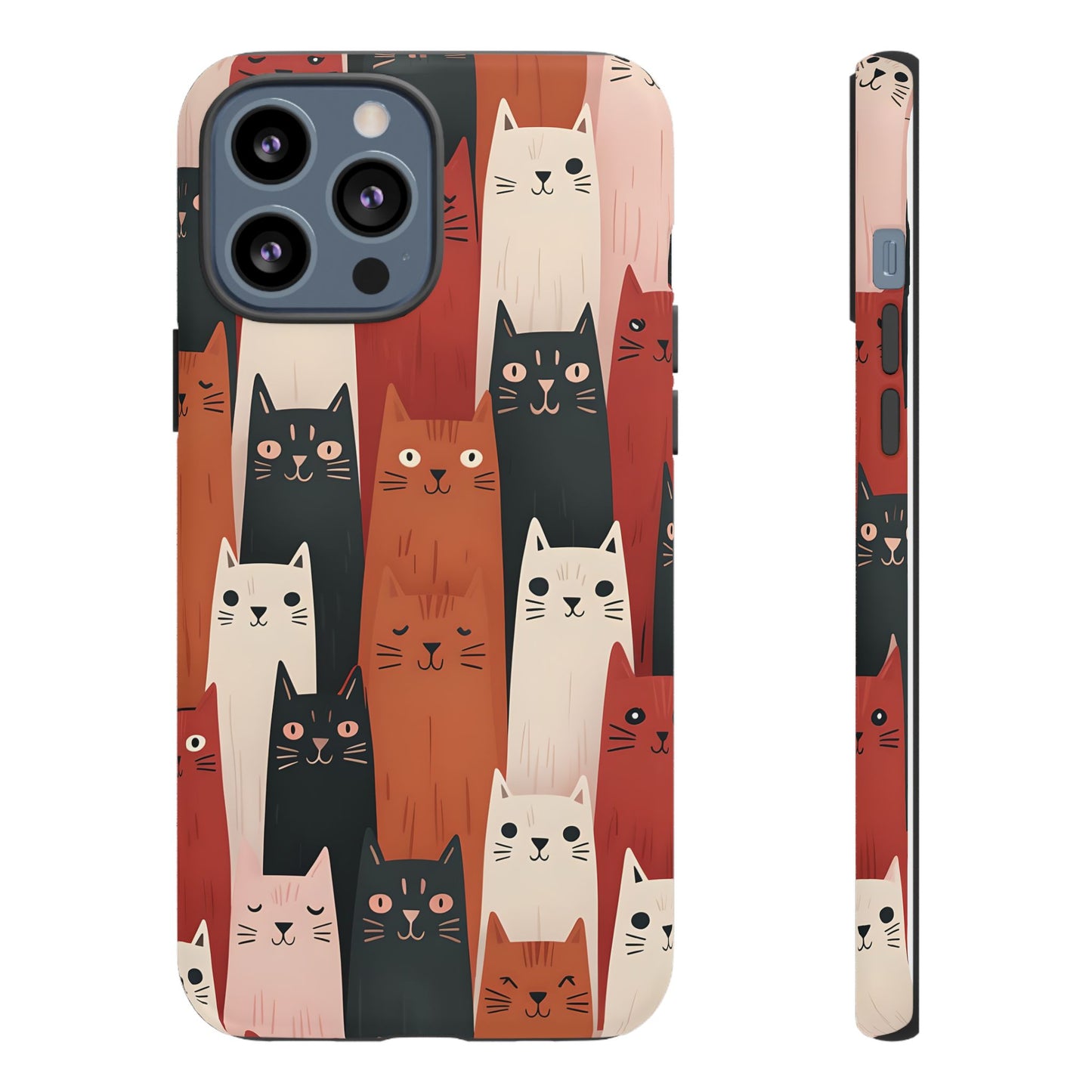 Playful Cat Phone Case - Tough & Stylish Purrfect for Cat Lovers