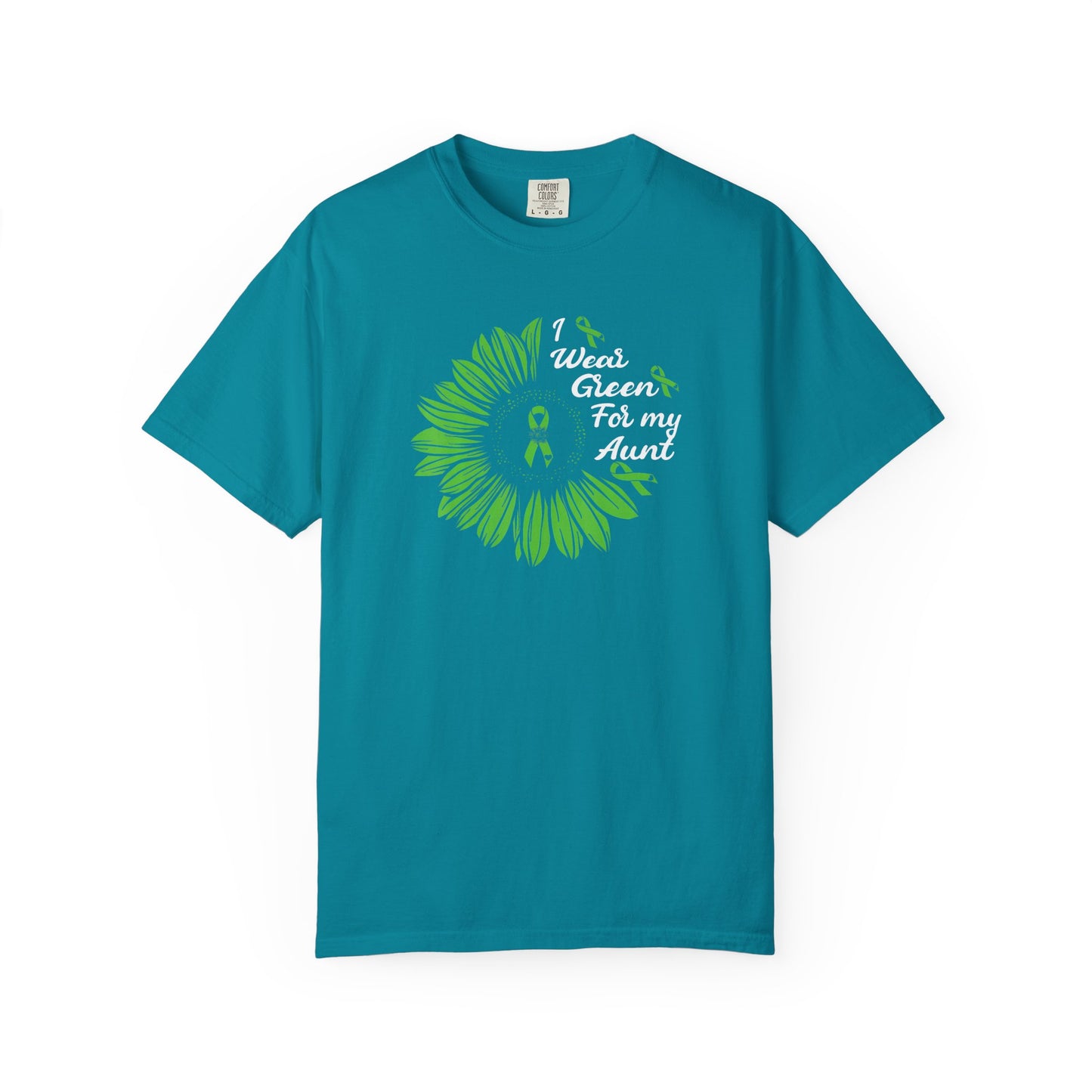 Unisex Garment-Dyed T-shirt for Aunts | I Wore Green For My Aunt | Gifts for Aunts, Family Reunion, Birthday Tee, Unique Aunt Shirt, [...]