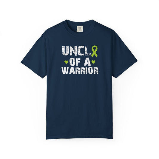 Uncle of a Warrior T-Shirt | Garment-Dyed Comfort Tee, Gift for Family, Supportive Apparel for Awareness Events, Relaxed Fit