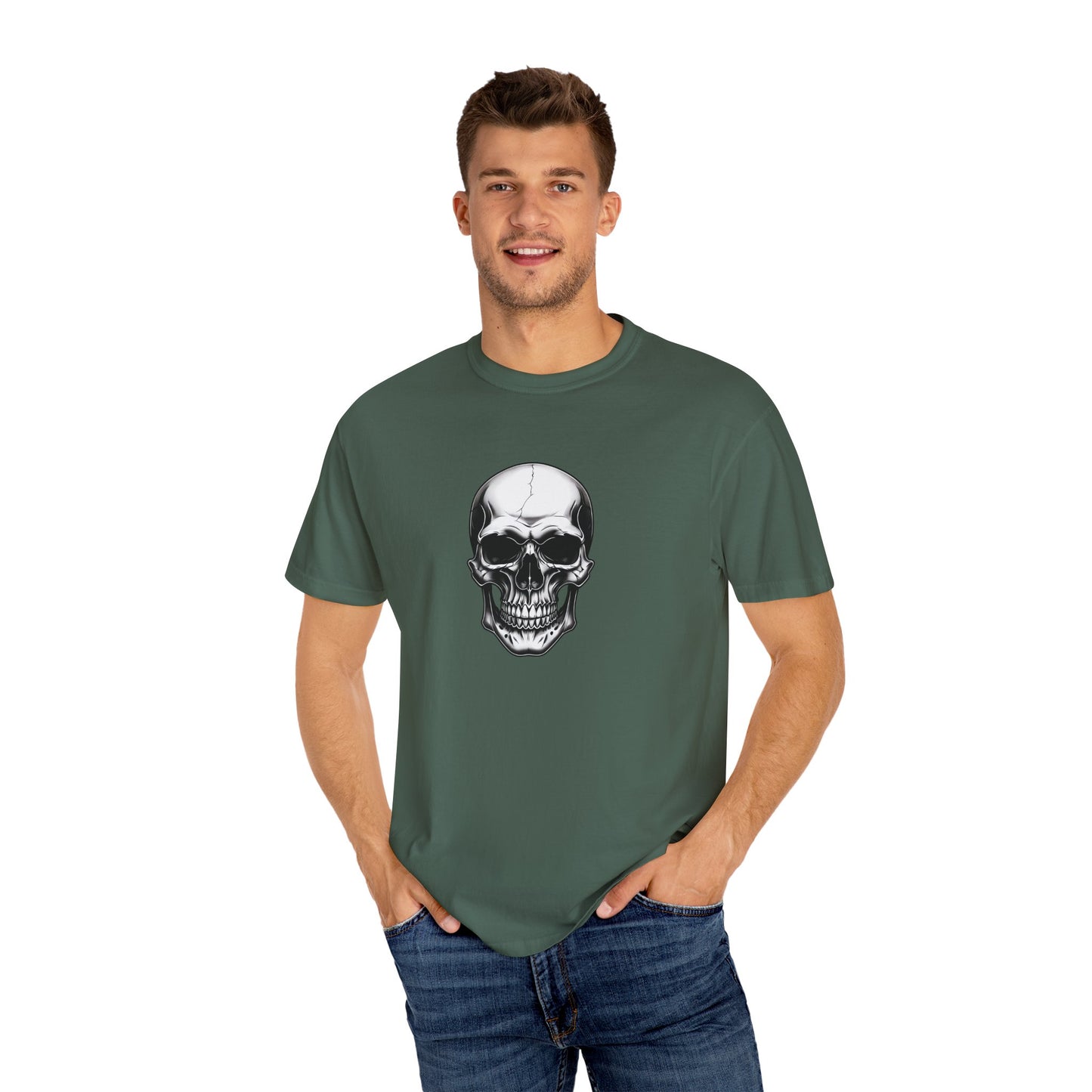 Skull Graphic Unisex T-Shirt - Edgy Fashion Statement