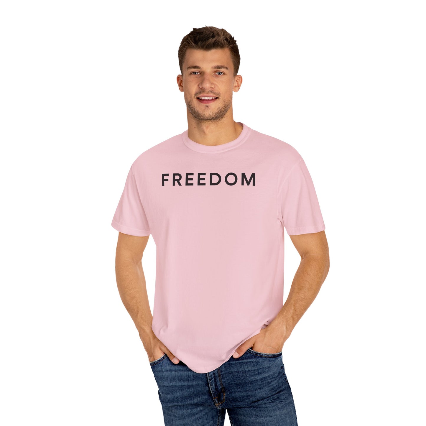 Freedom Statement T-Shirt, Unisex Casual Tee, Gift for Activists, Everyday Wear, Motivational Apparel, Positive Message Shirt