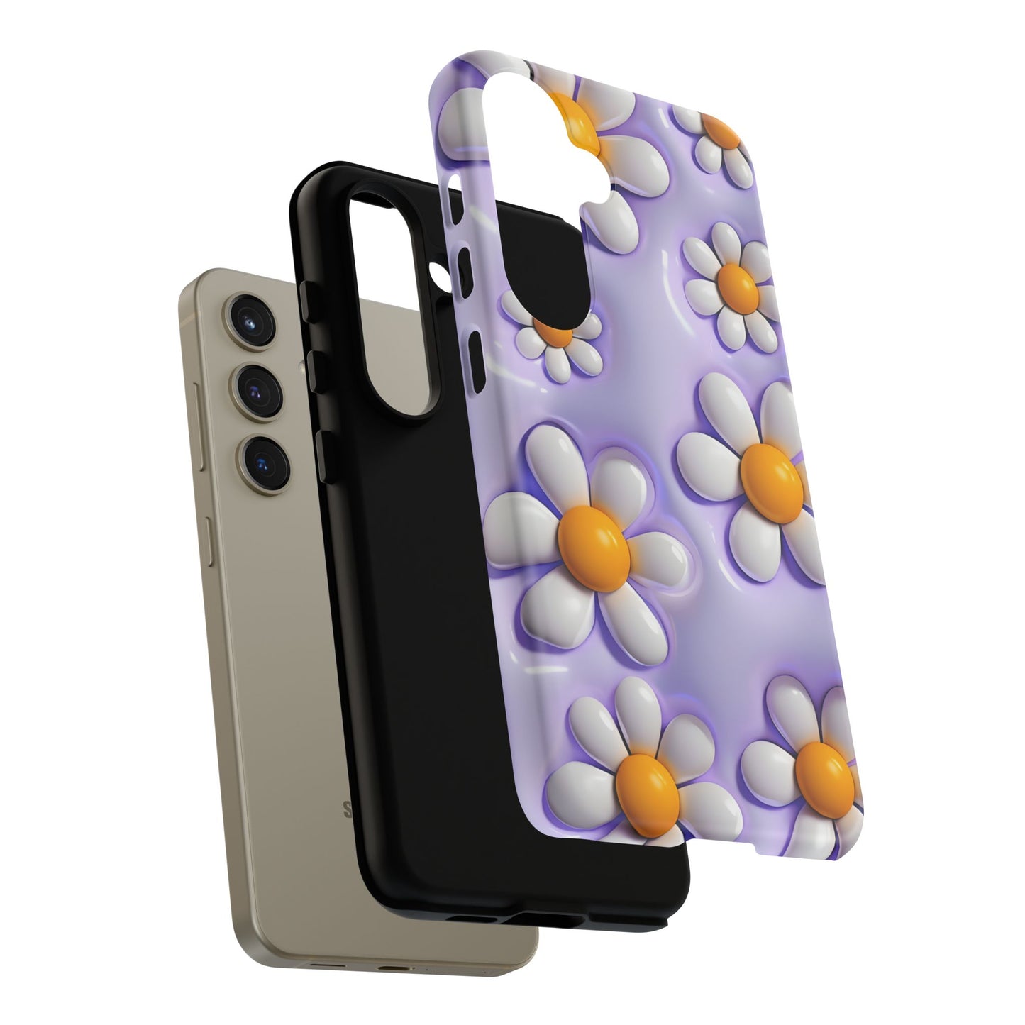 Daisy Floral Phone Case - Tough Cases for Flower Power Vibes