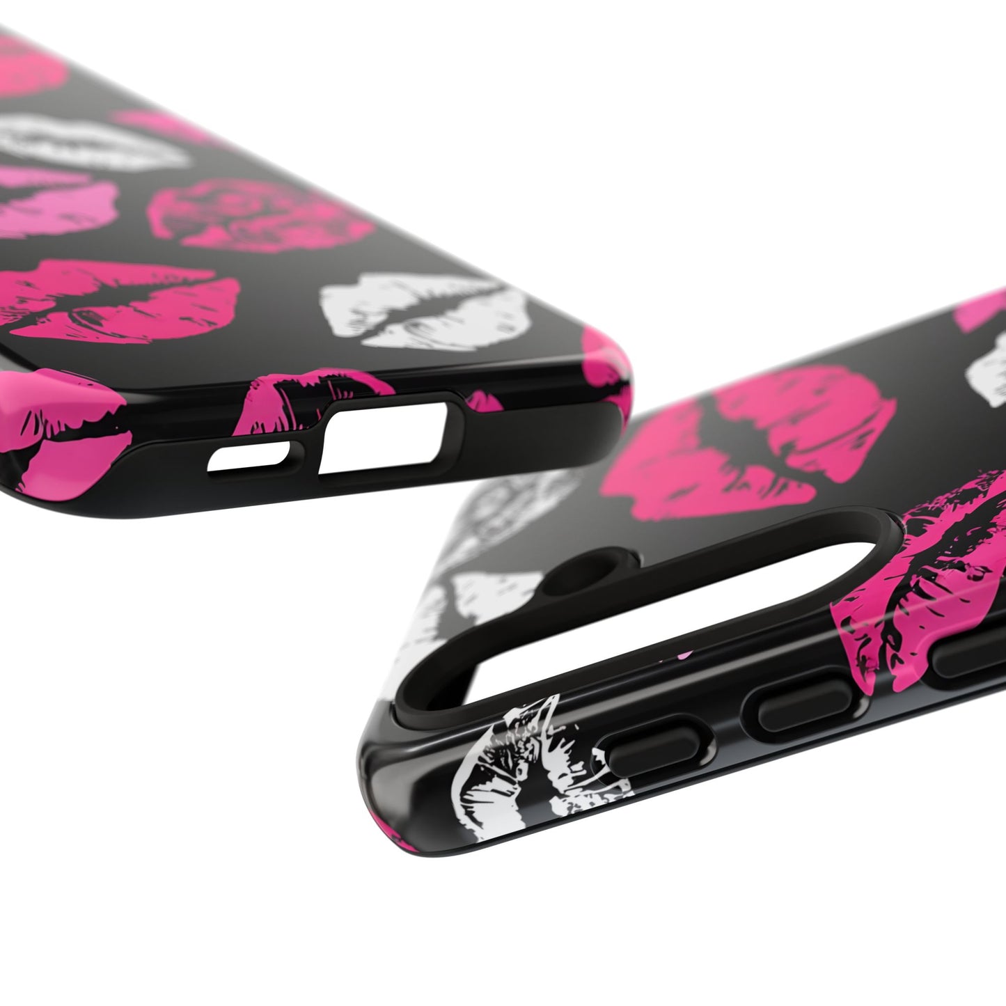 Lips Print iPhone Case - Stylish Tough Phone Cover