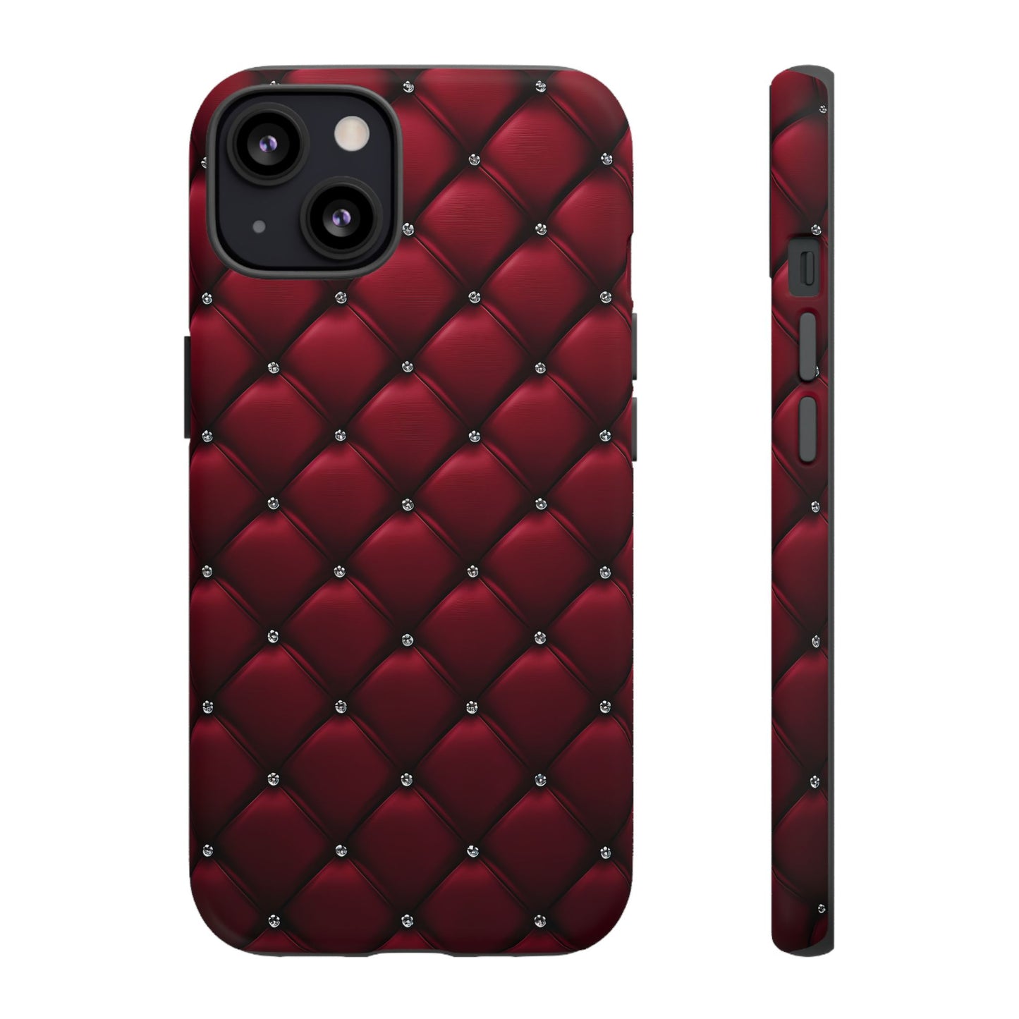Luxurious Red Leather Phone Case – Stylish Protection for Your Device