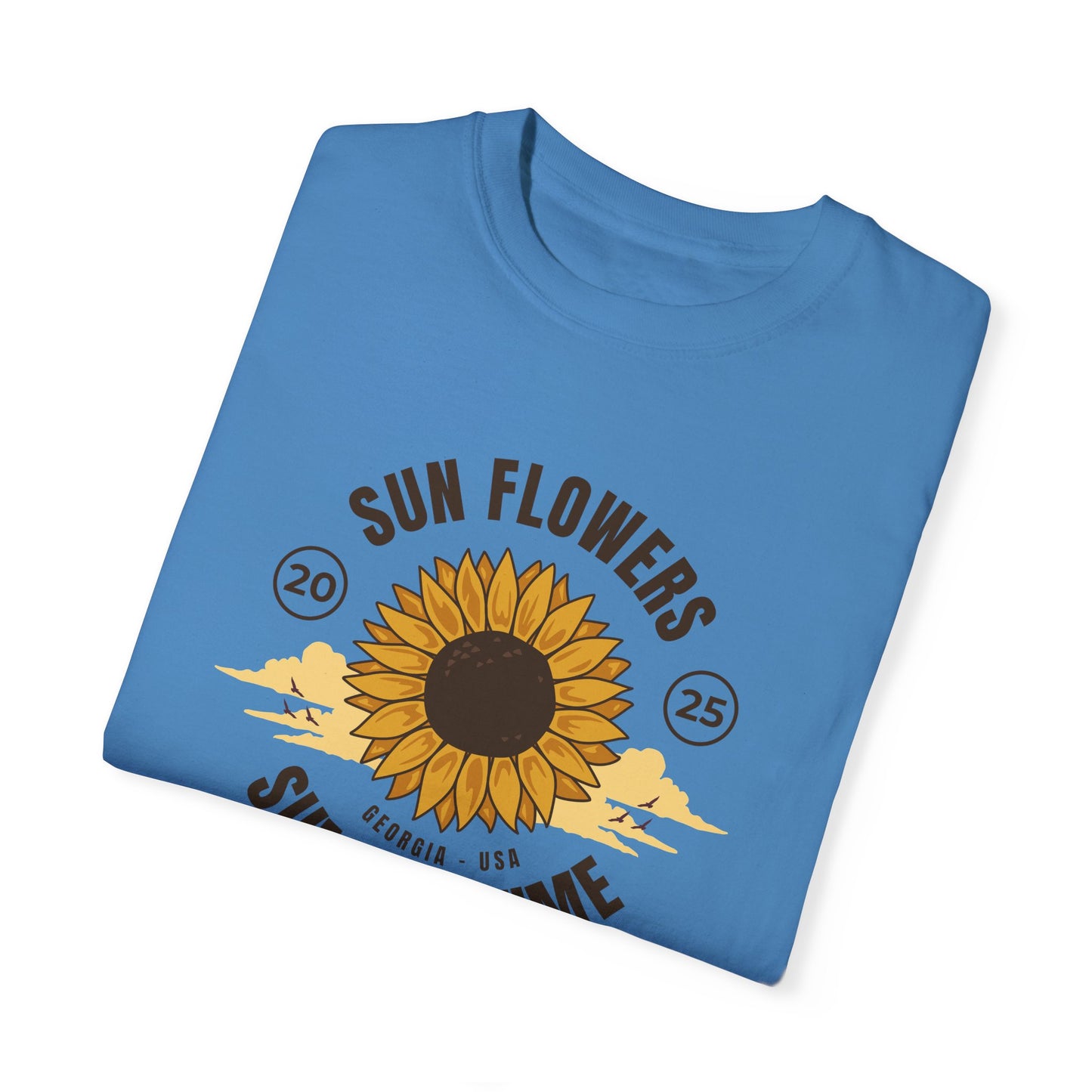 Sunflower Summer Time Unisex T-Shirt PERSONALIZED