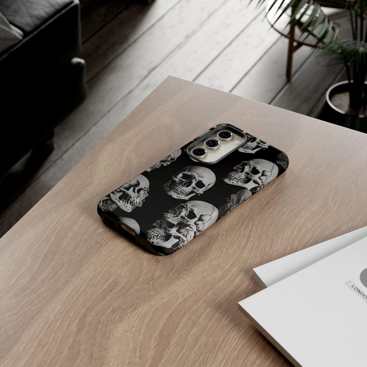 Skull Print Phone Case - Tough Cases for Bold Style