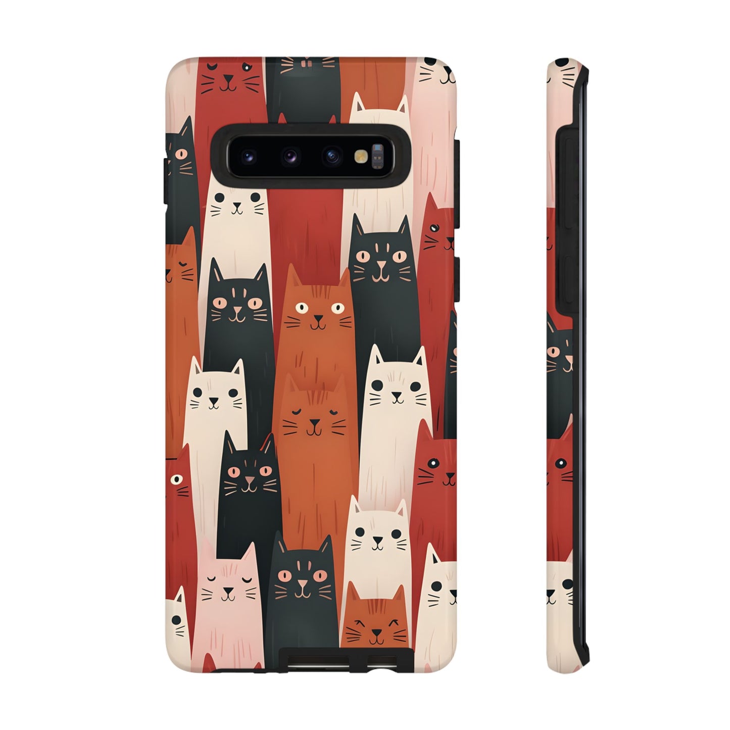 Playful Cat Phone Case - Tough & Stylish Purrfect for Cat Lovers