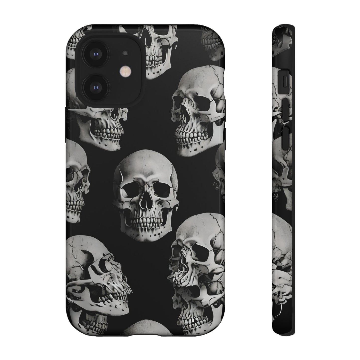 Skull Print Phone Case - Tough Cases for Bold Style