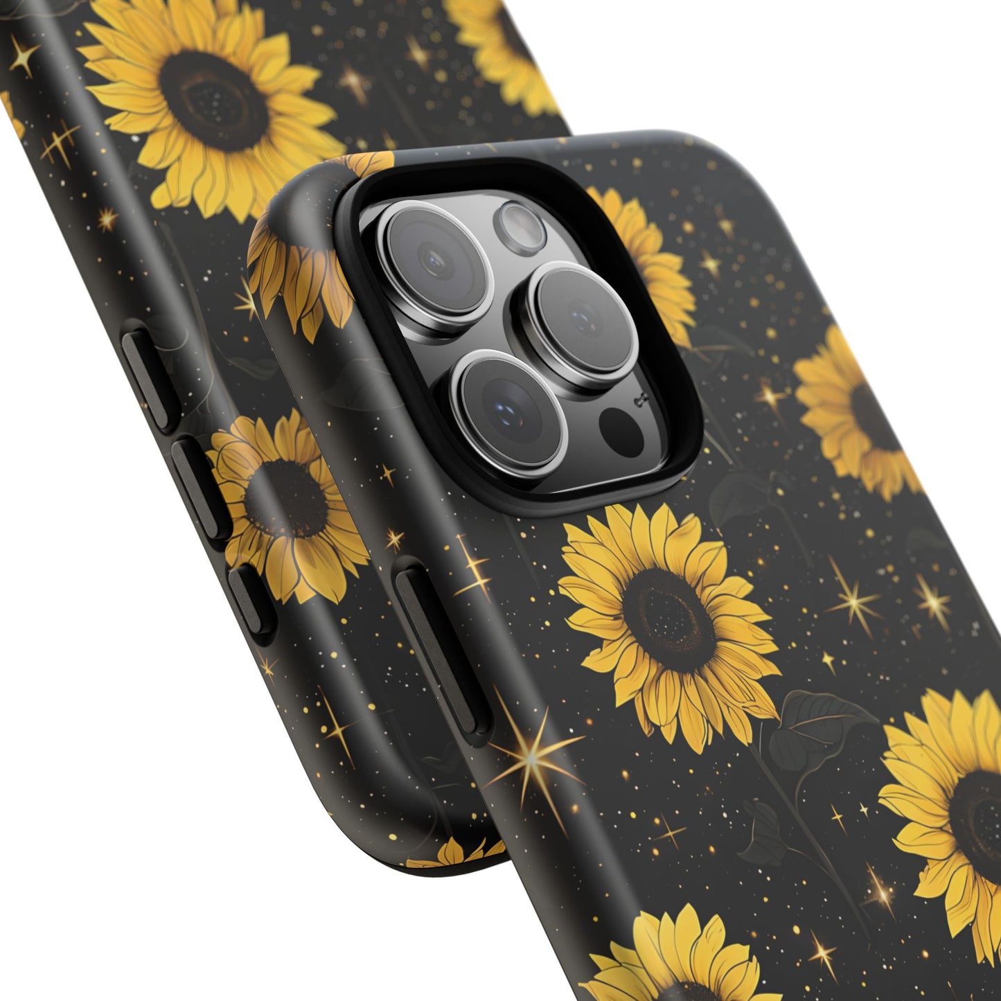 Sunflower Galaxy Tough Case - Durable Phone Cover with Floral Design