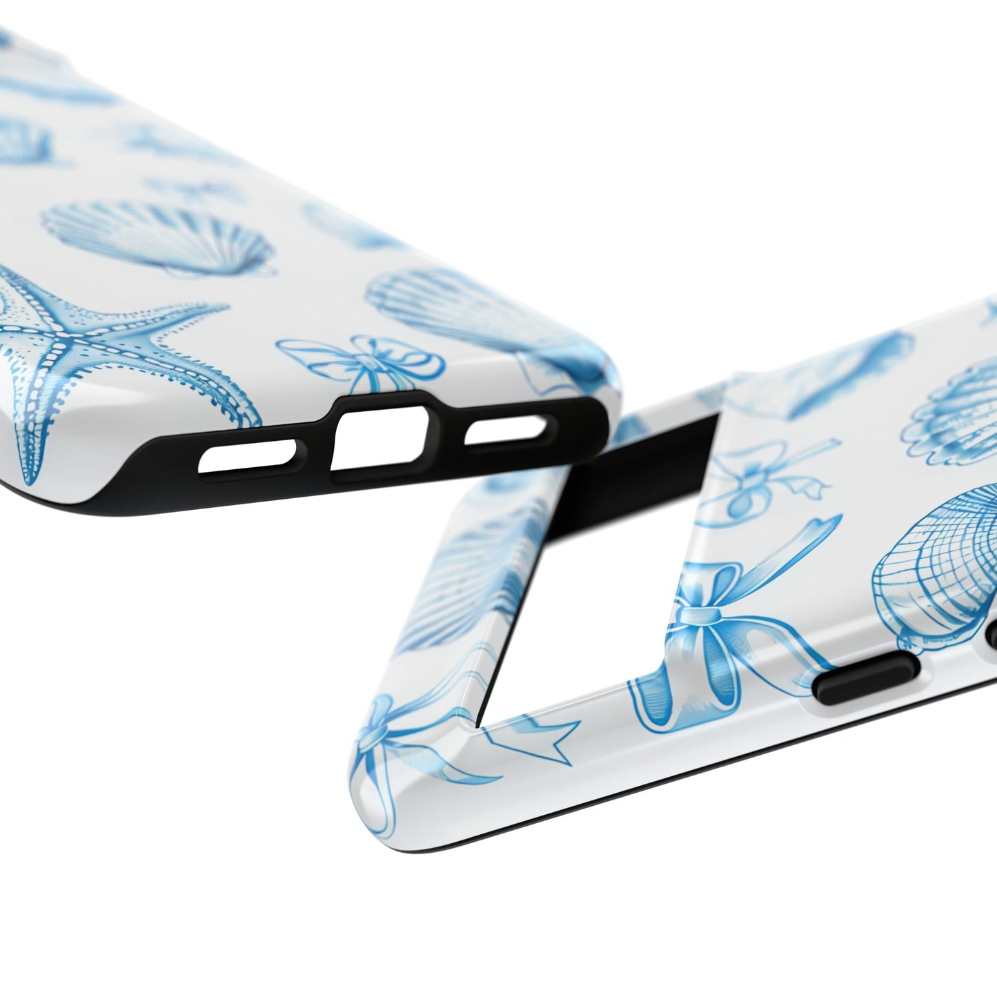 Coquette-Coastal Ocean-Themed Phone Case - Seashell and Starfish Design