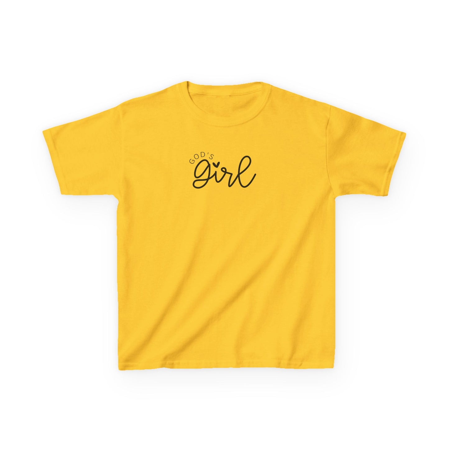God's Girl Kids Heavy Cotton Tee - Cute and Comfortable T-Shirt for Faith-Inspired Girls