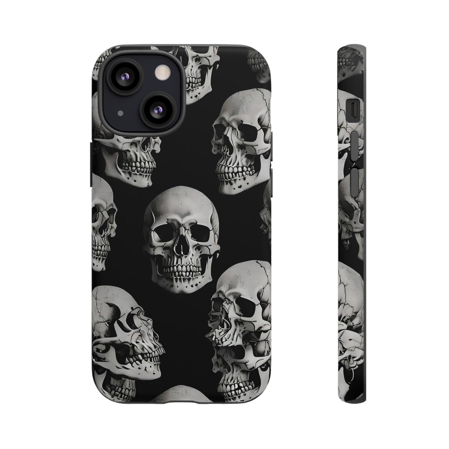 Skull Print Phone Case - Tough Cases for Bold Style