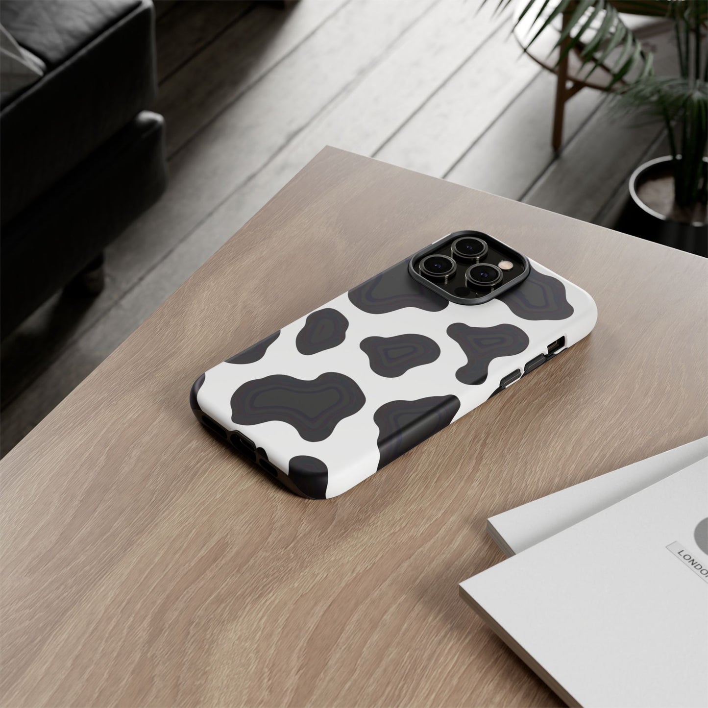 Cow Print Phone Case - Tough Cases for Trendy Protection