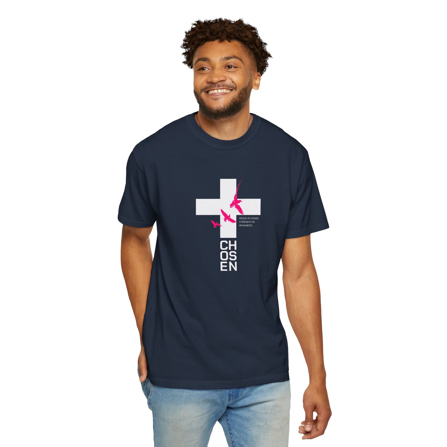 Chosen Unisex Garment-Dyed T-Shirt - Faith Inspired Design
