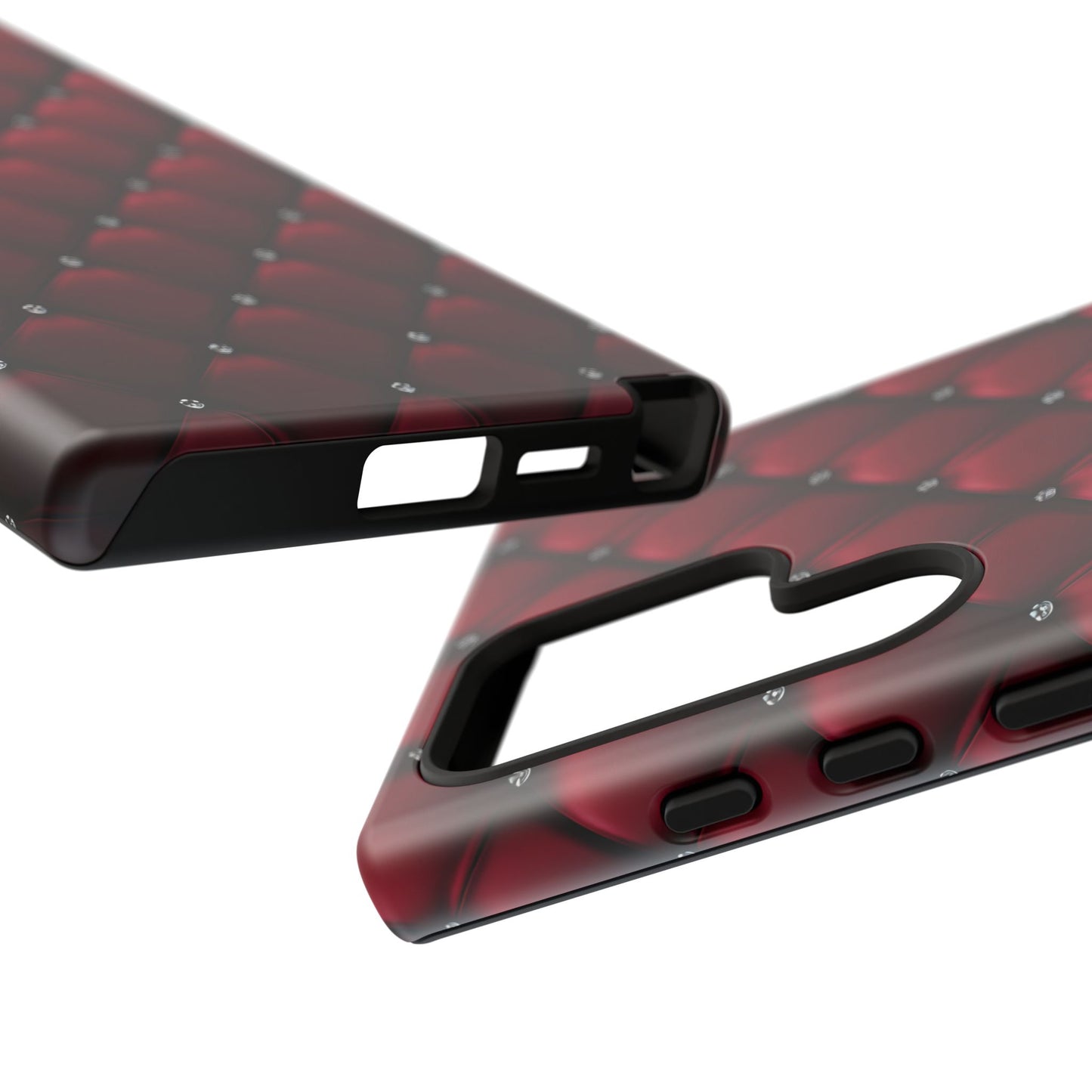 Luxurious Red Leather Phone Case – Stylish Protection for Your Device