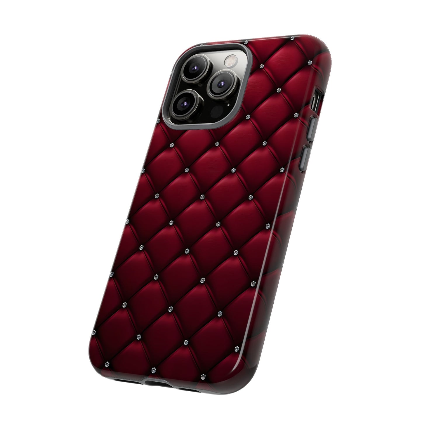 Luxurious Red Leather Phone Case – Stylish Protection for Your Device
