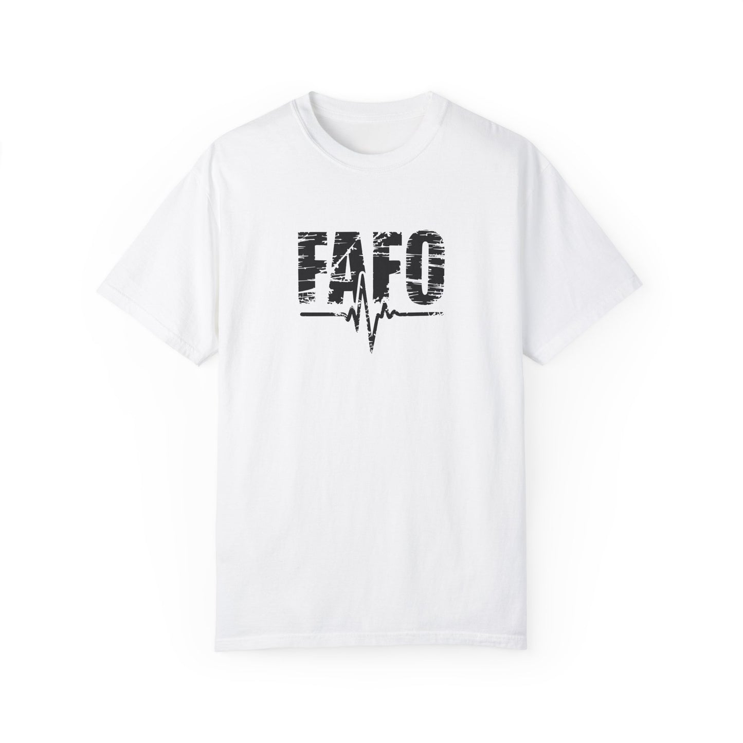 Unisex Garment-Dyed T-Shirt – "FAFO" Graphic Tee for Casual Vibes
