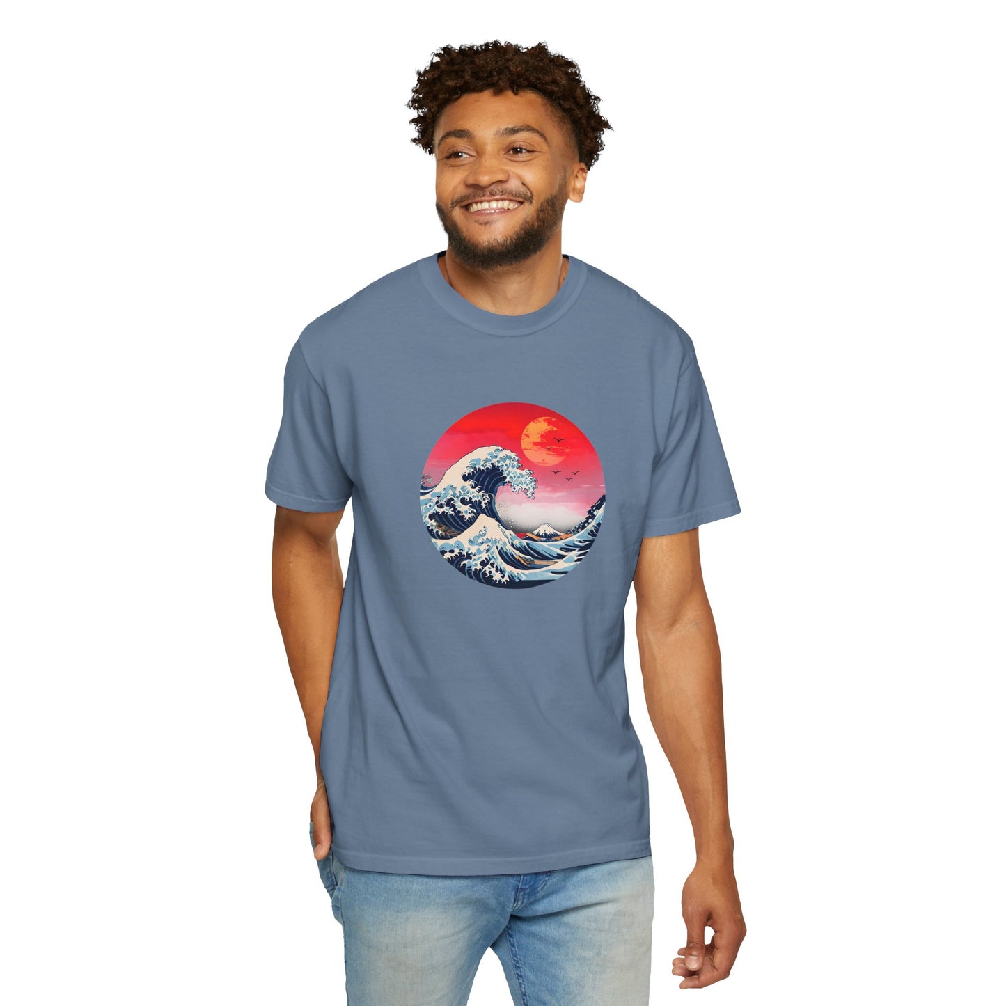 Ocean Wave Graphic Unisex T-Shirt | Beach Lover Gift | Summer Vibes