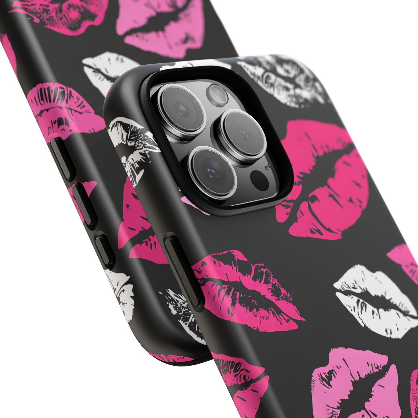 Lips Print iPhone Case - Stylish Tough Phone Cover