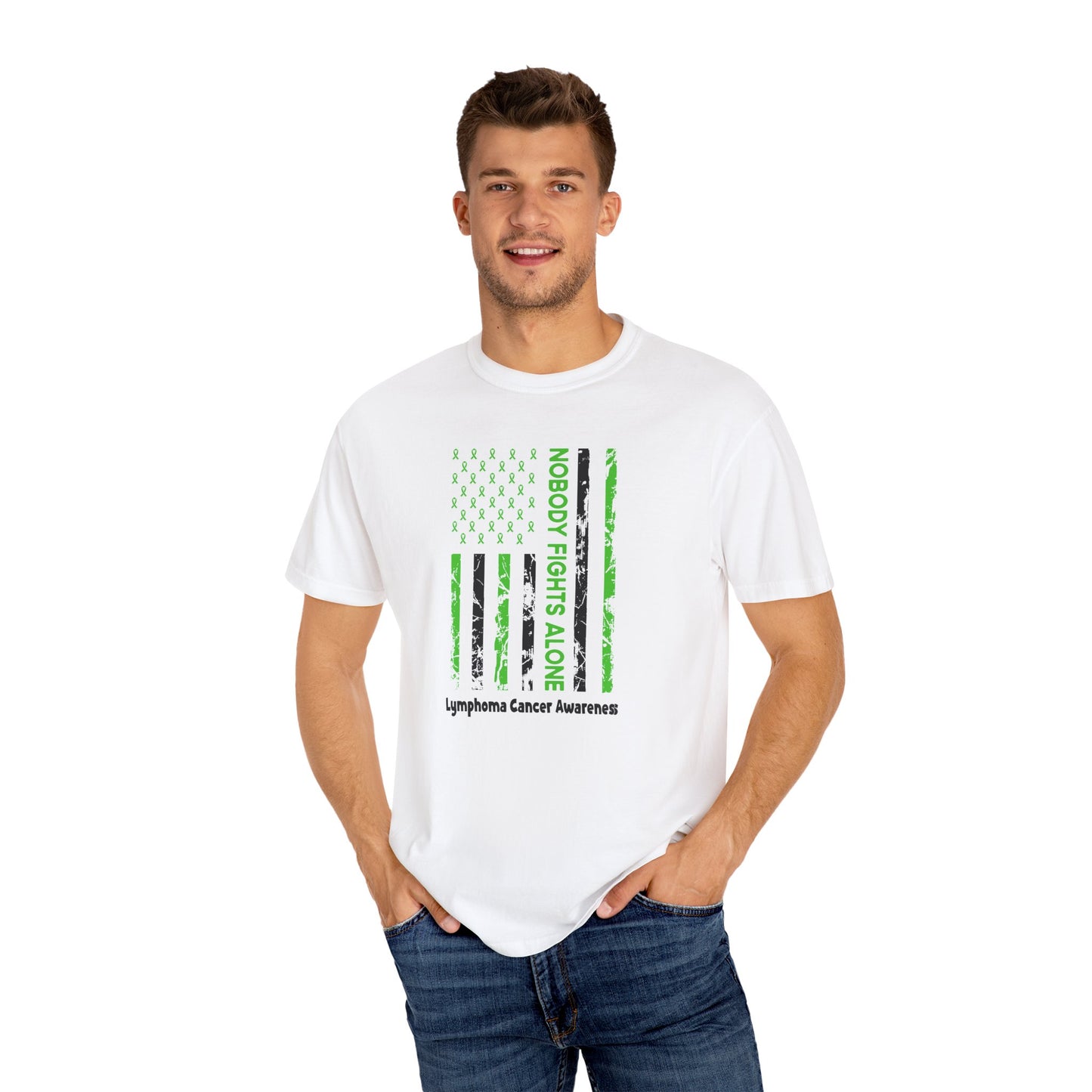 Lymphoma Awareness T-Shirt, Unisex Tee, Cancer Support Shirt, Fight Together Apparel, Inspirational Gift, Everyday Casual Wear