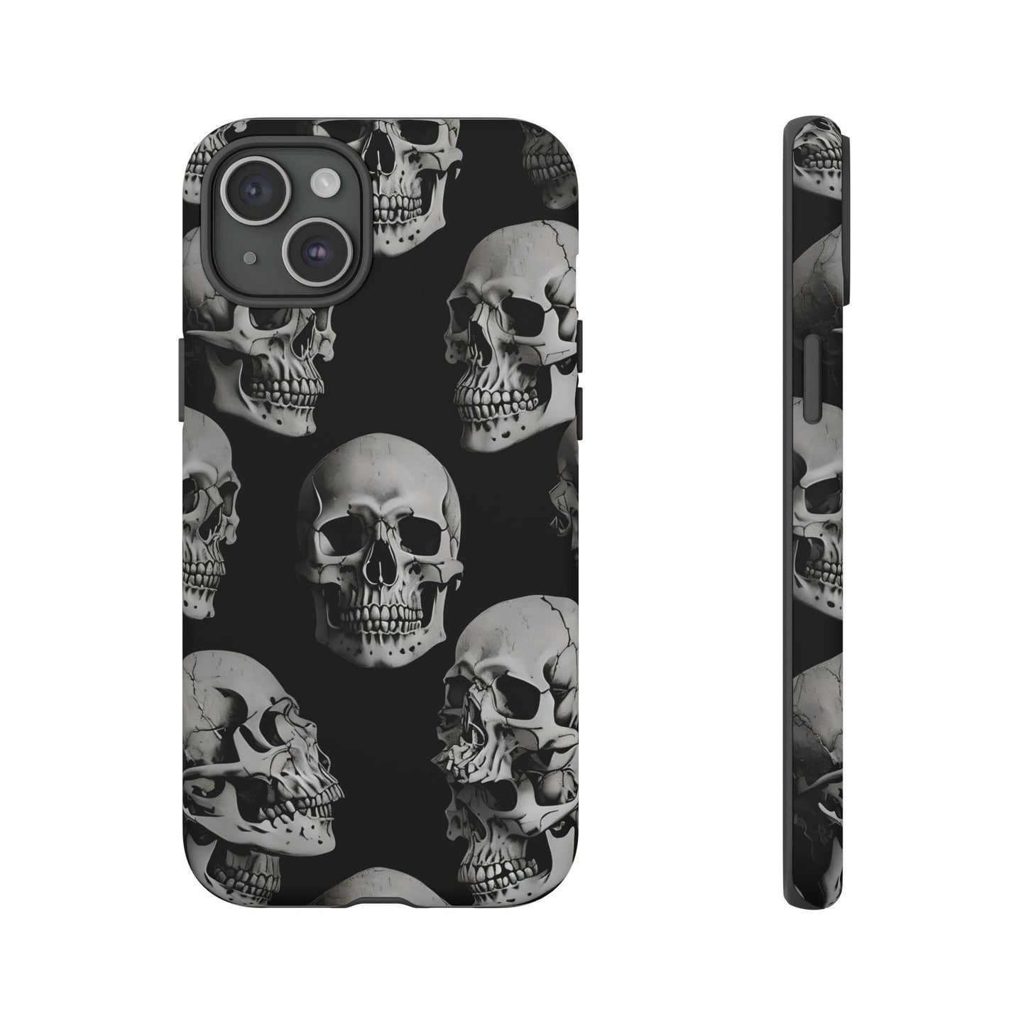 Skull Print Phone Case - Tough Cases for Bold Style