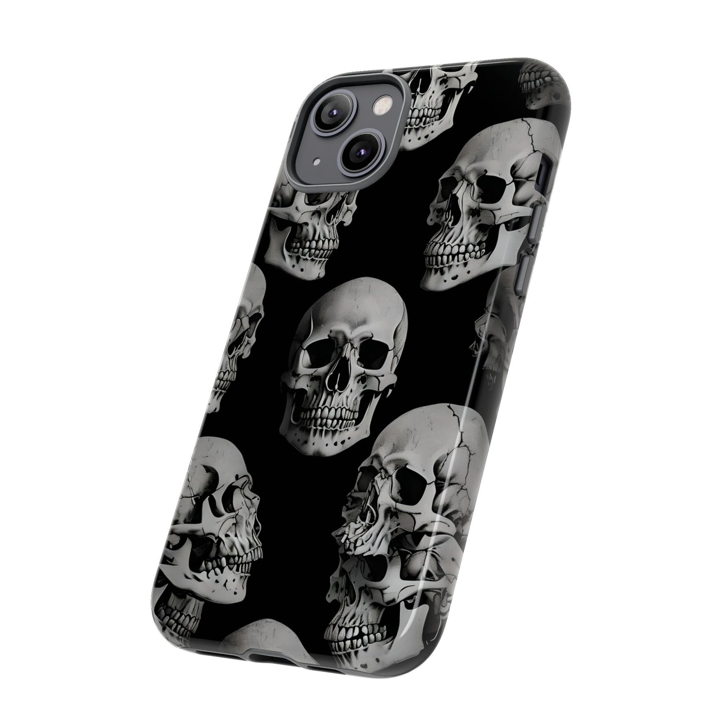 Skull Print Phone Case - Tough Cases for Bold Style