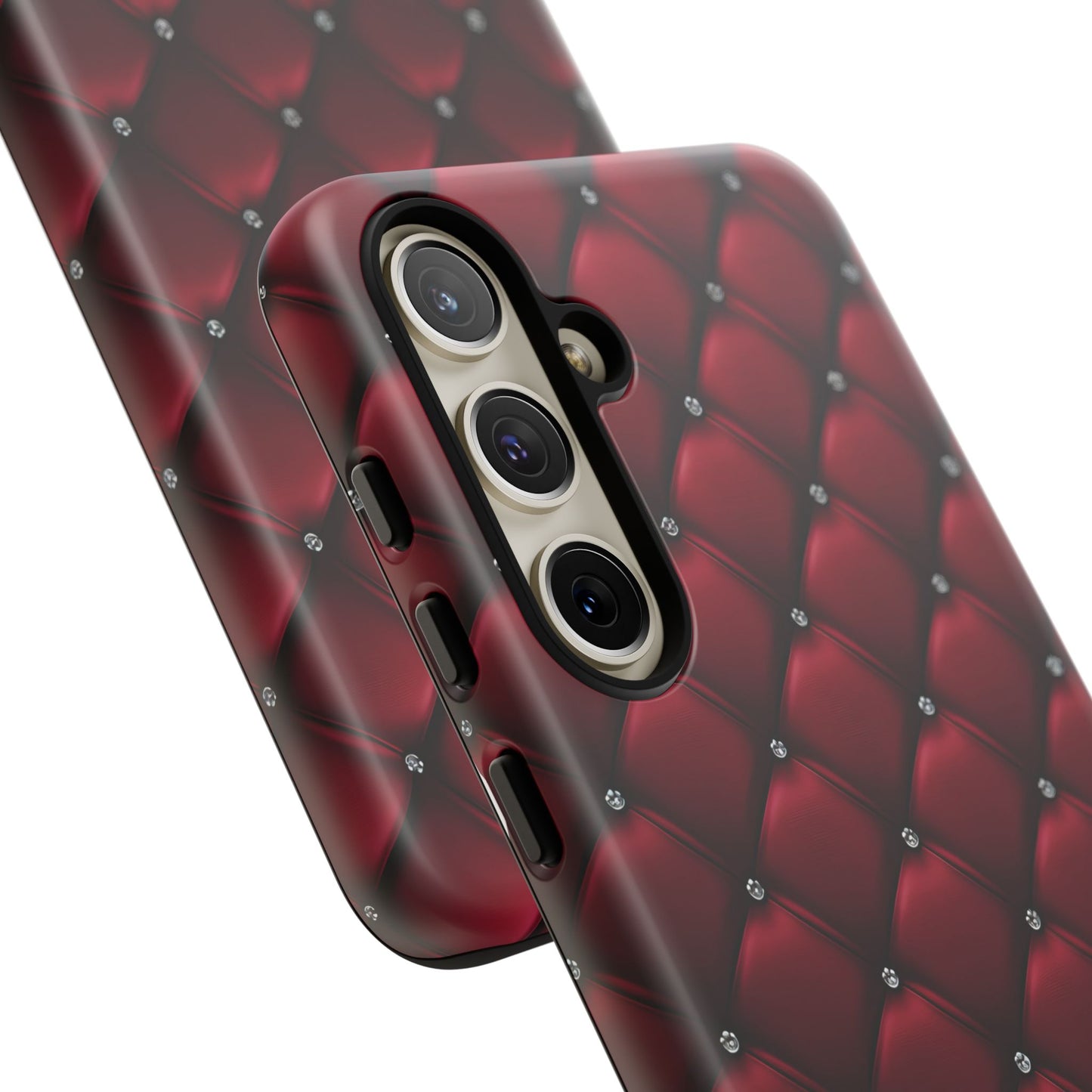Luxurious Red Leather Phone Case – Stylish Protection for Your Device