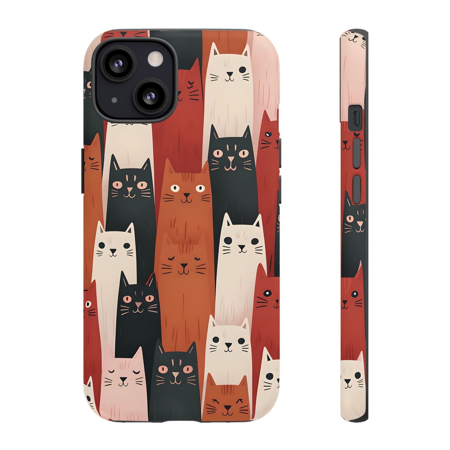 Playful Cat Phone Case - Tough & Stylish Purrfect for Cat Lovers