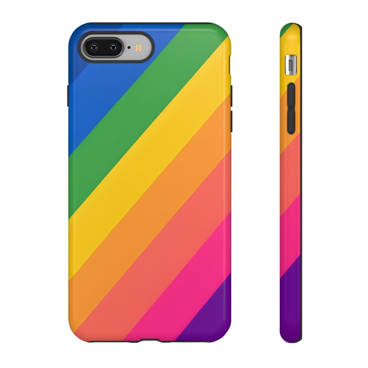 Vibrant Rainbow Phone Case - Tough & Stylish