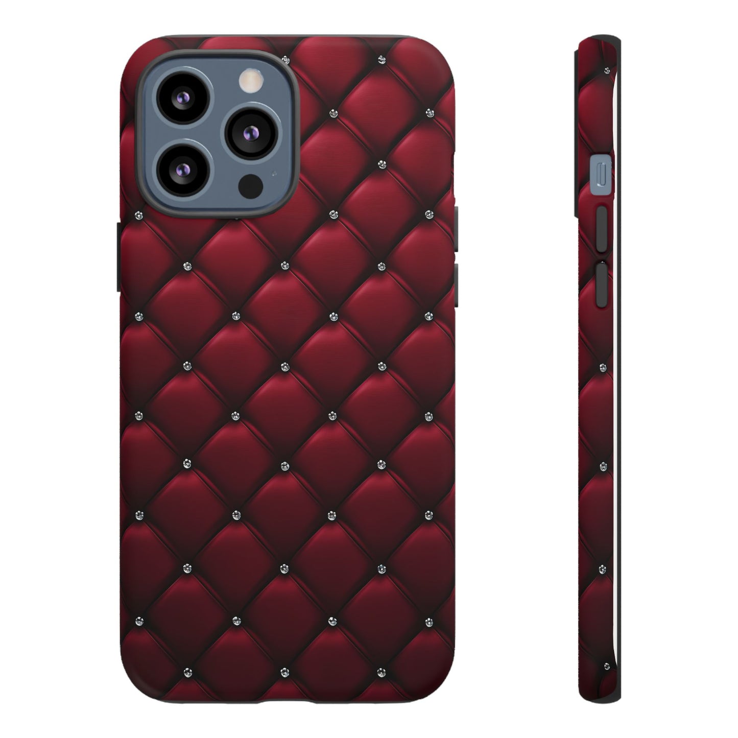 Luxurious Red Leather Phone Case – Stylish Protection for Your Device