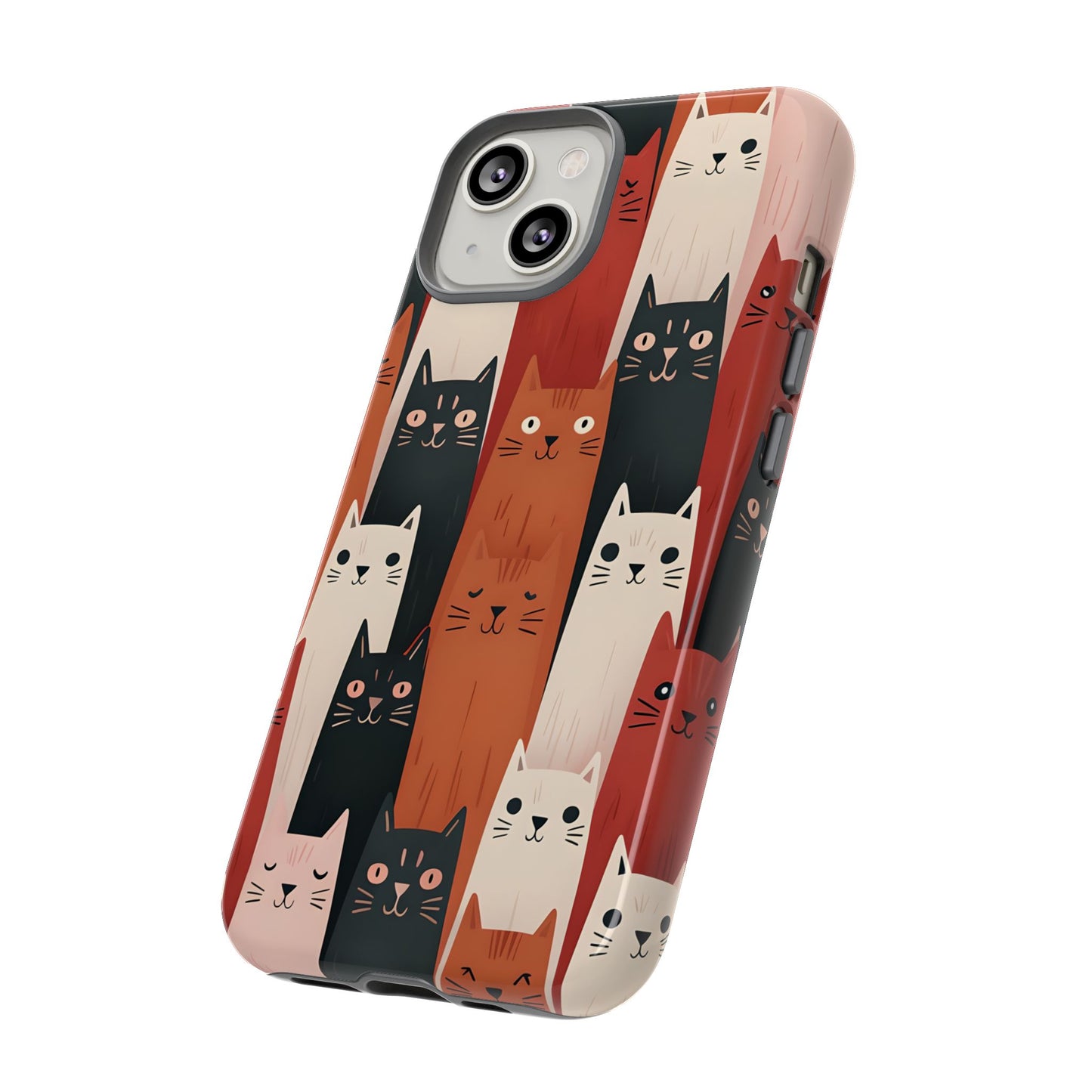 Playful Cat Phone Case - Tough & Stylish Purrfect for Cat Lovers