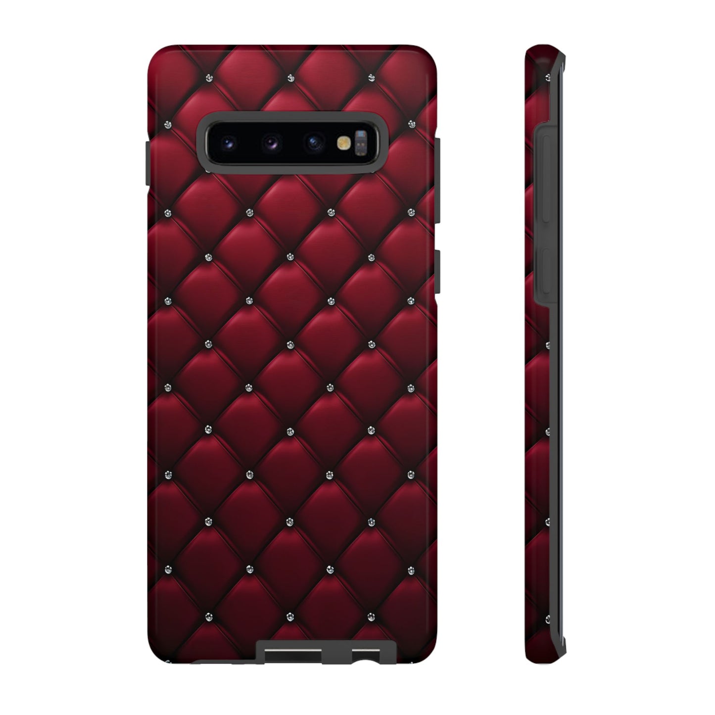 Luxurious Red Leather Phone Case – Stylish Protection for Your Device