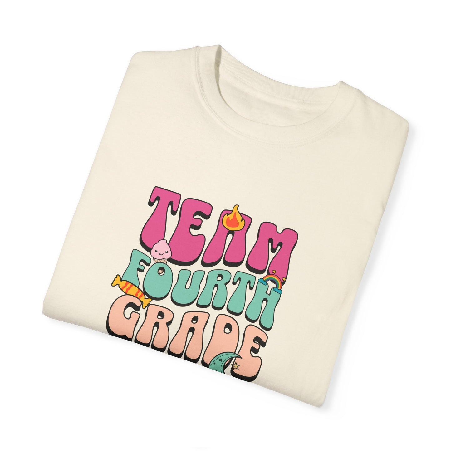 PERSONALIZED! Team Fourth Grade T-Shirt | Unisex Garment-Dyed Tee for Kids