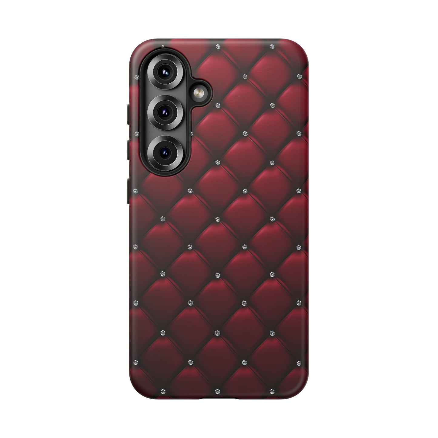 Luxurious Red Leather Phone Case – Stylish Protection for Your Device