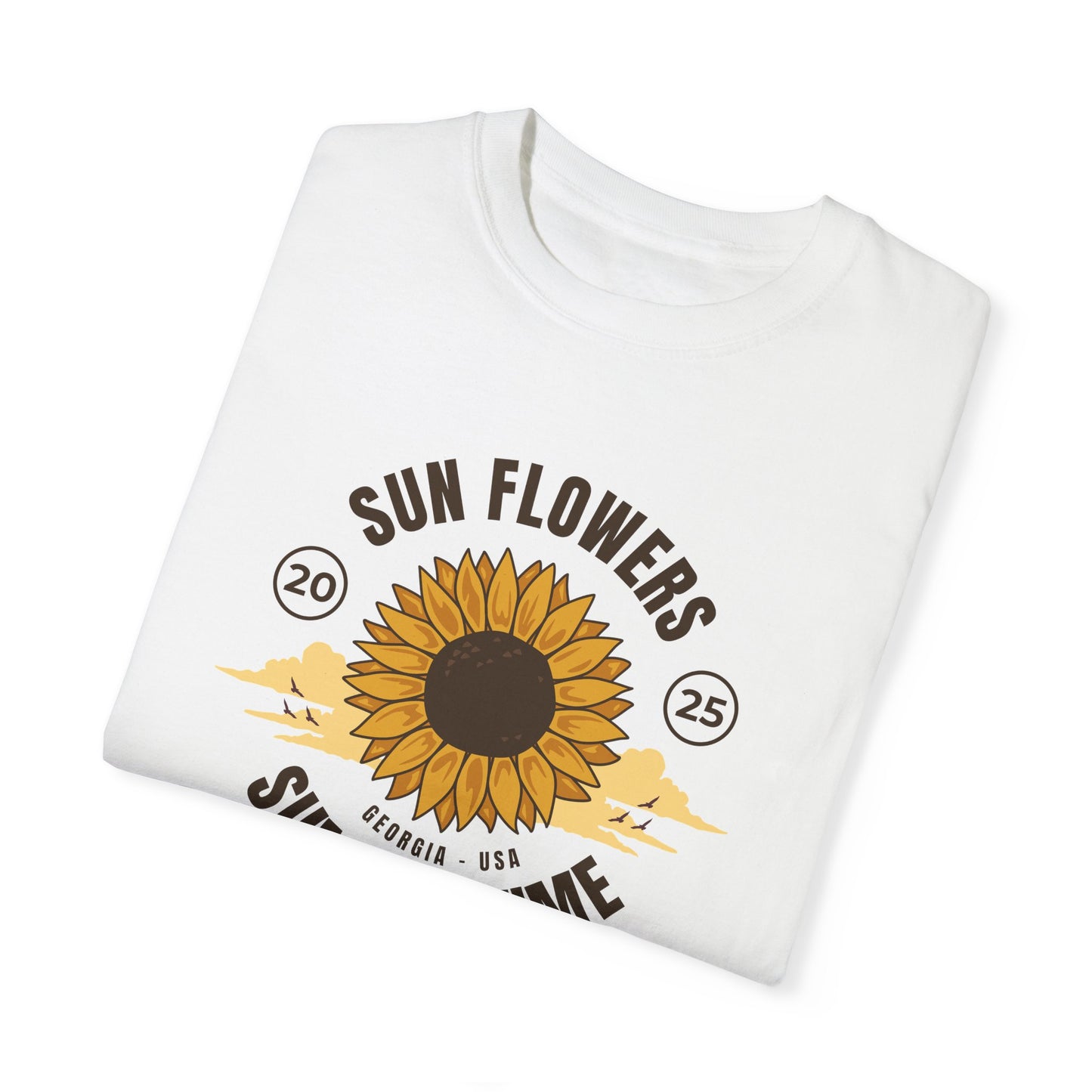 Sunflower Summer Time Unisex T-Shirt PERSONALIZED