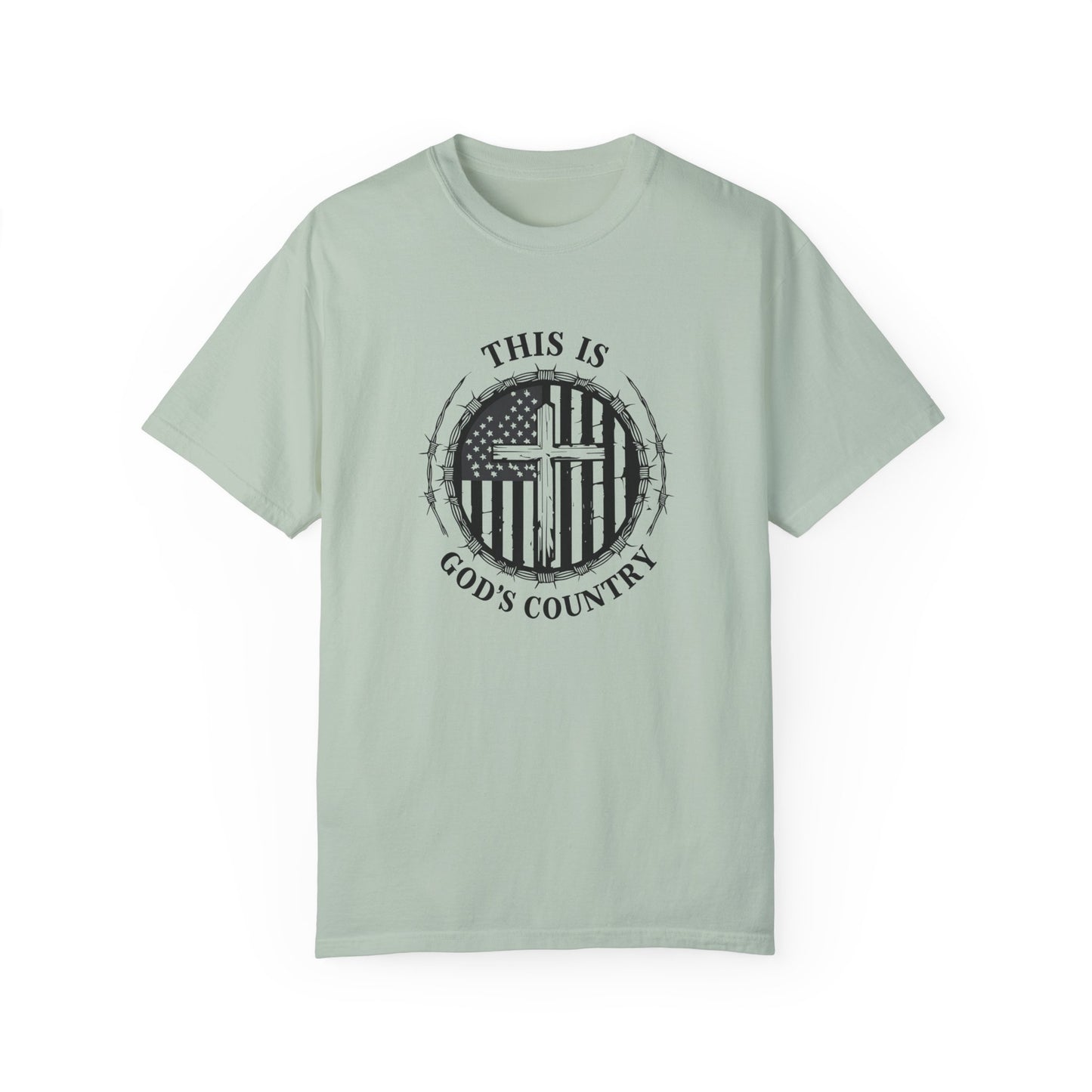 Unisex God’s Country Graphic T-Shirt - Patriotic Design