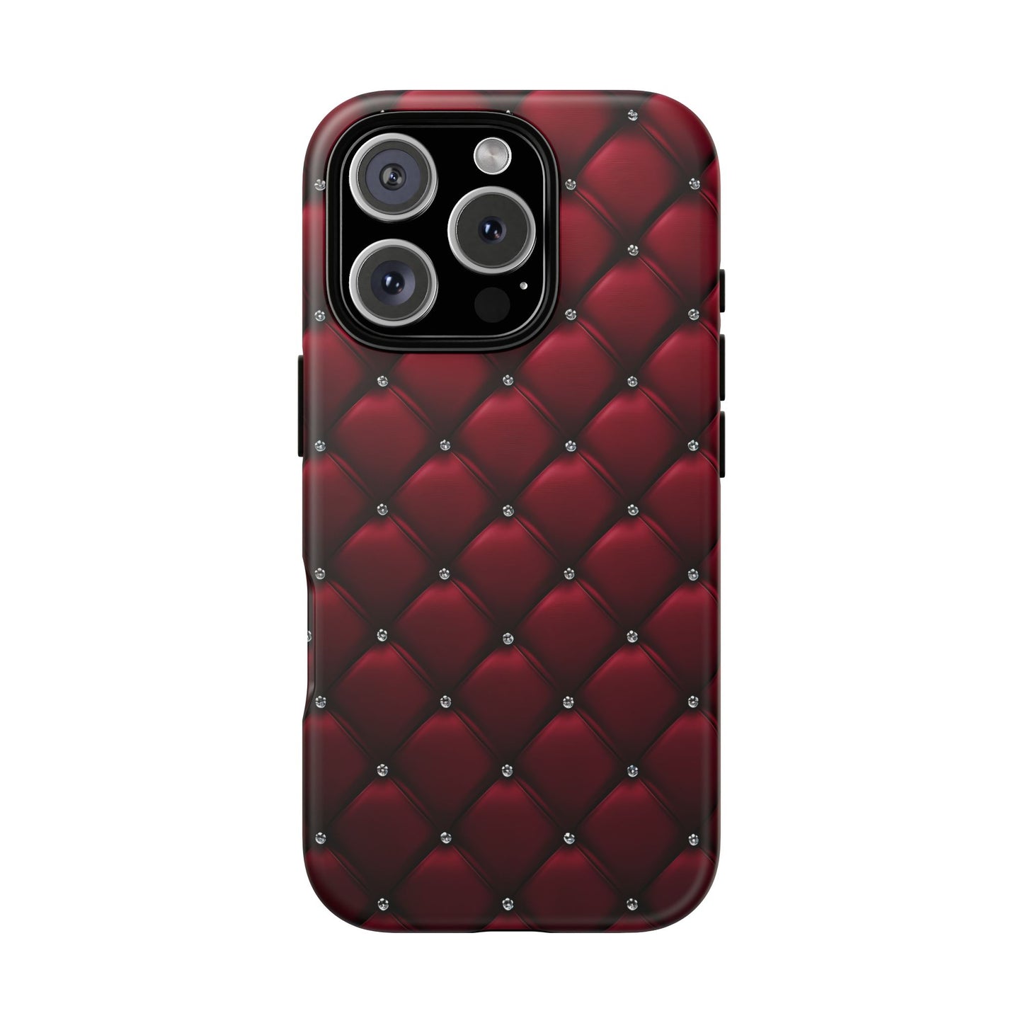 Luxurious Red Leather Phone Case – Stylish Protection for Your Device