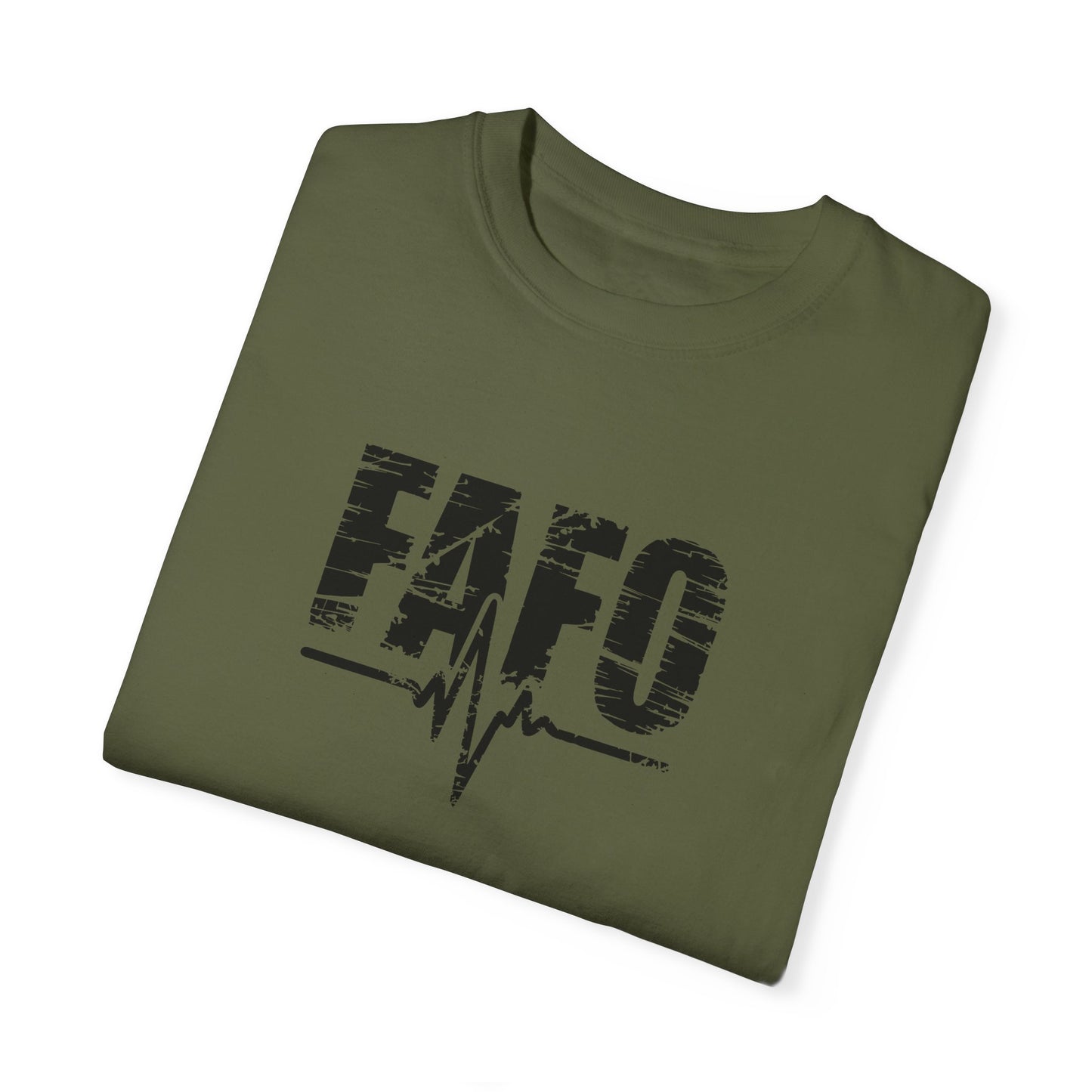 Unisex Garment-Dyed T-Shirt – "FAFO" Graphic Tee for Casual Vibes