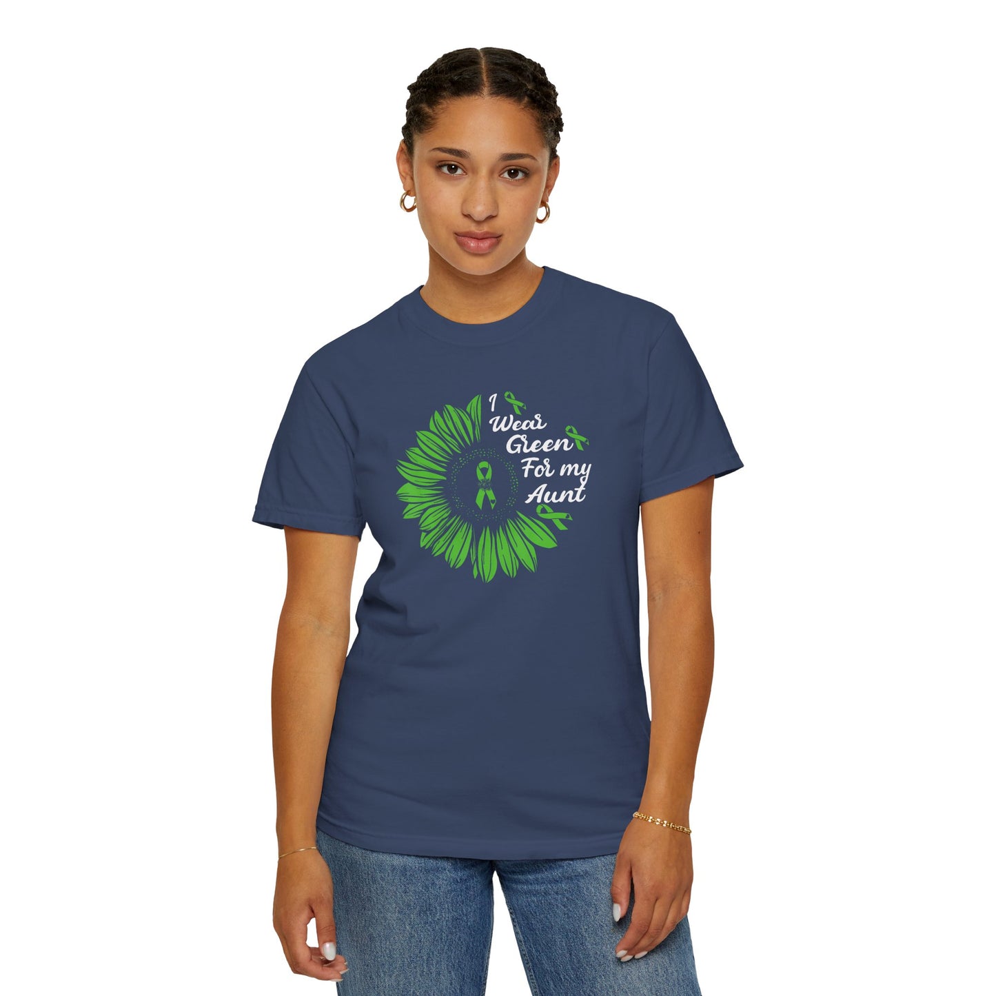 Unisex Garment-Dyed T-shirt for Aunts | I Wore Green For My Aunt | Gifts for Aunts, Family Reunion, Birthday Tee, Unique Aunt Shirt, [...]