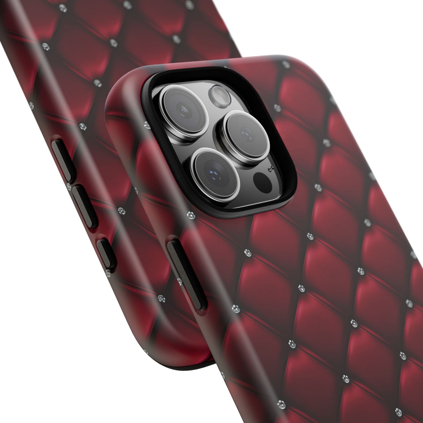 Luxurious Red Leather Phone Case – Stylish Protection for Your Device