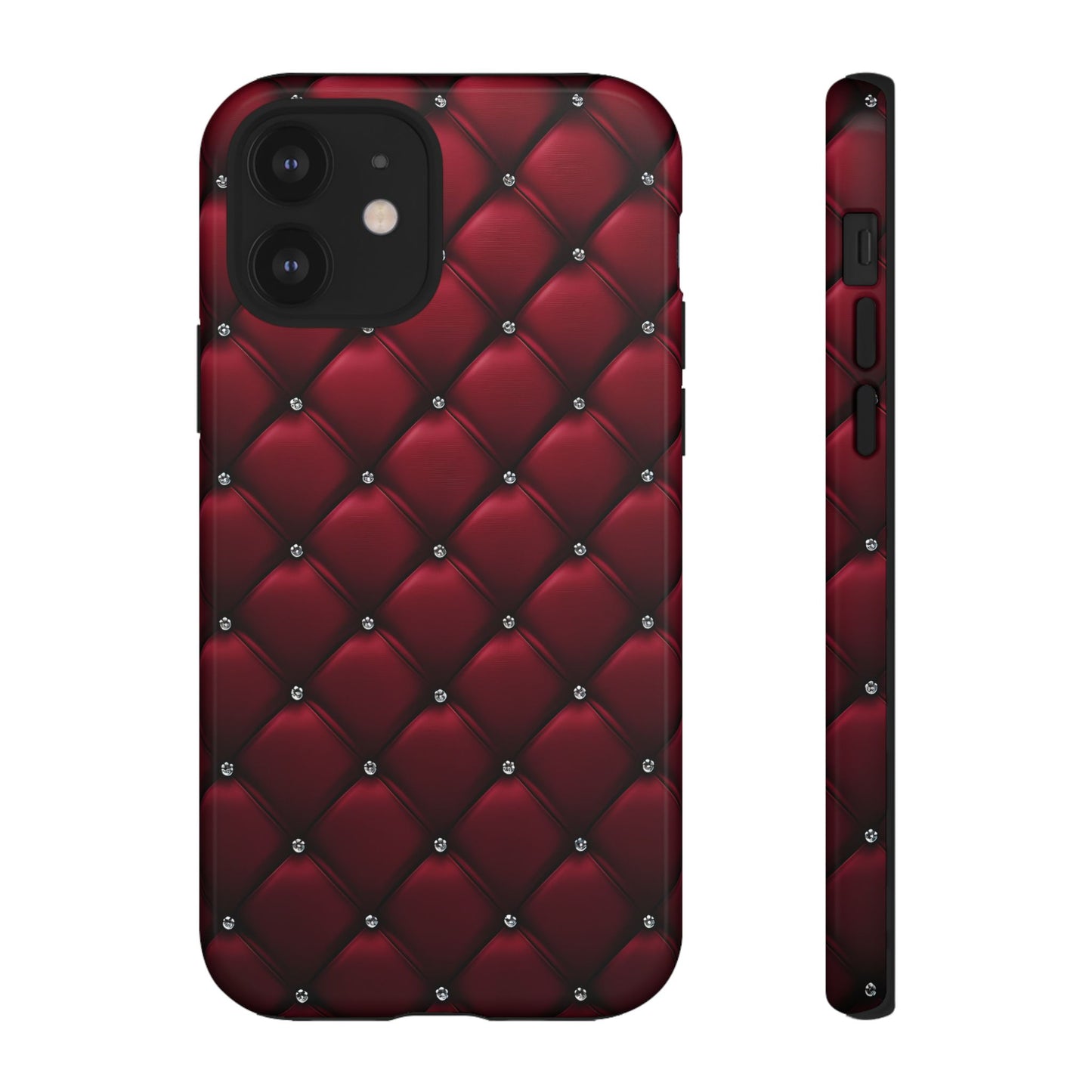 Luxurious Red Leather Phone Case – Stylish Protection for Your Device