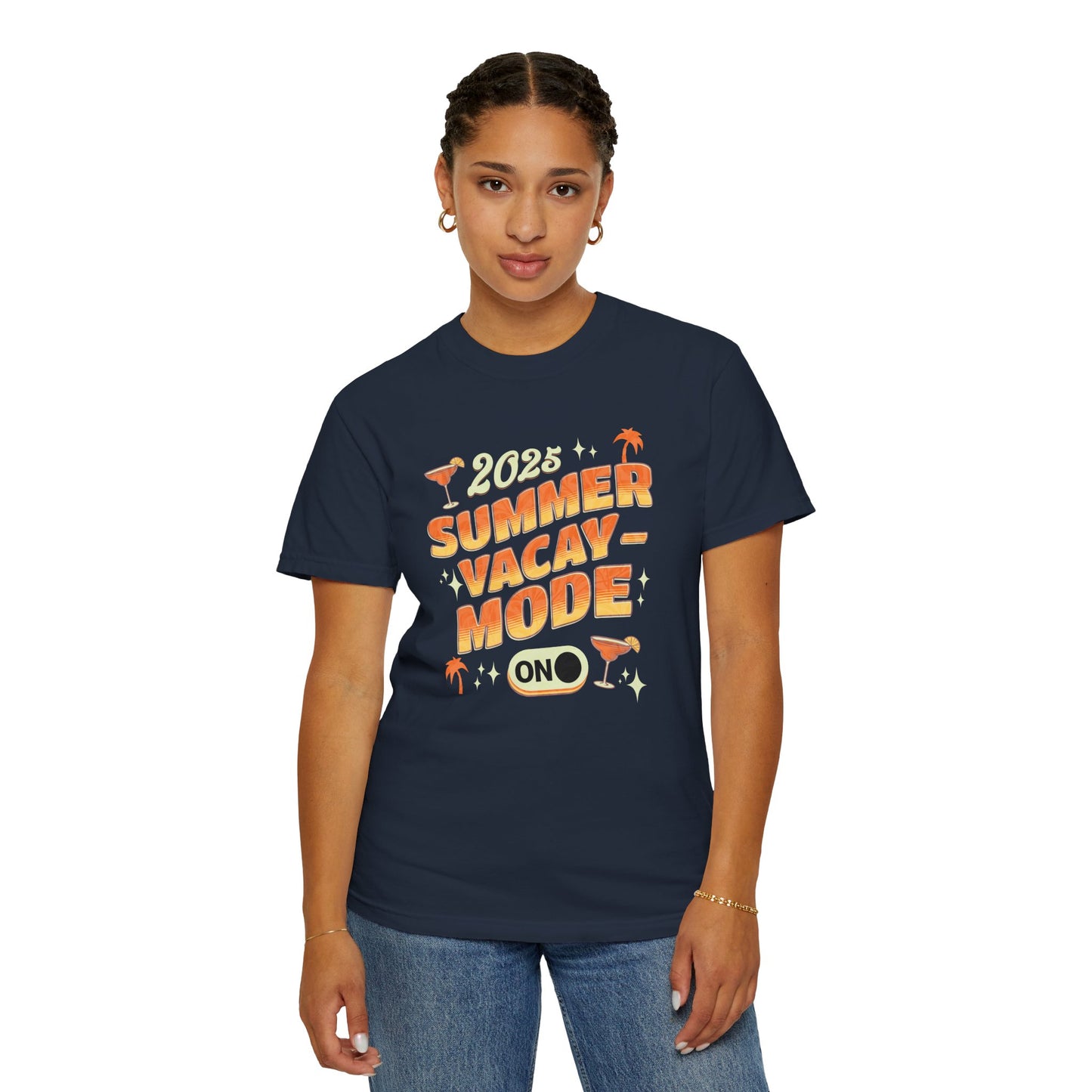 2025 Summer Vacay Mode Unisex T-Shirt - Perfect for Parties and Beach Days