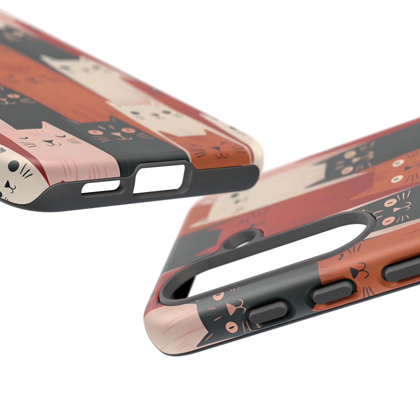 Playful Cat Phone Case - Tough & Stylish Purrfect for Cat Lovers